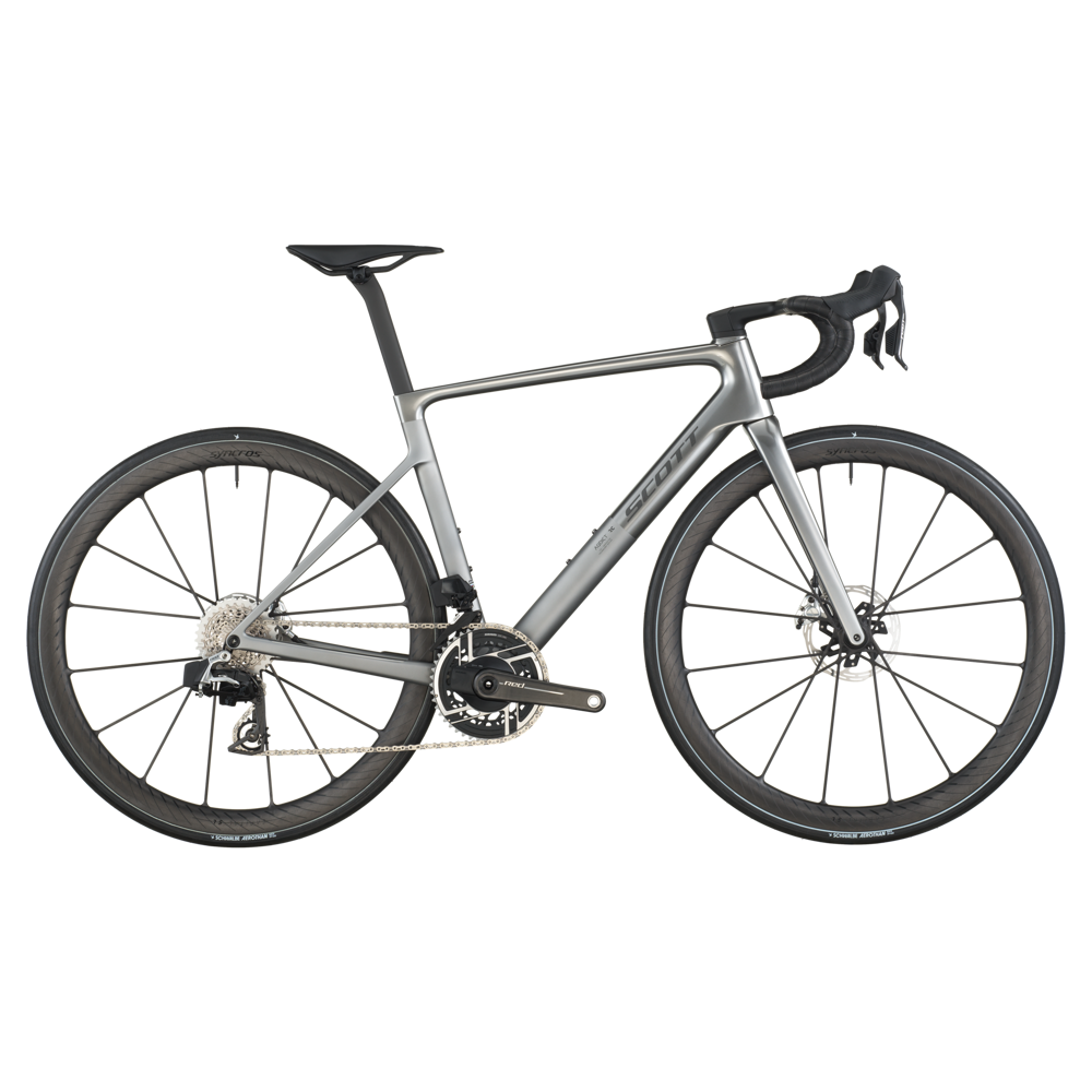 uPRISE Bikes Scott Addict RC Ultimate 2026 Carbon Road Bike - Chrome Silver | Price match, 365 day return s, 18-Month Warranty, Finance Available & Free UK Delivery