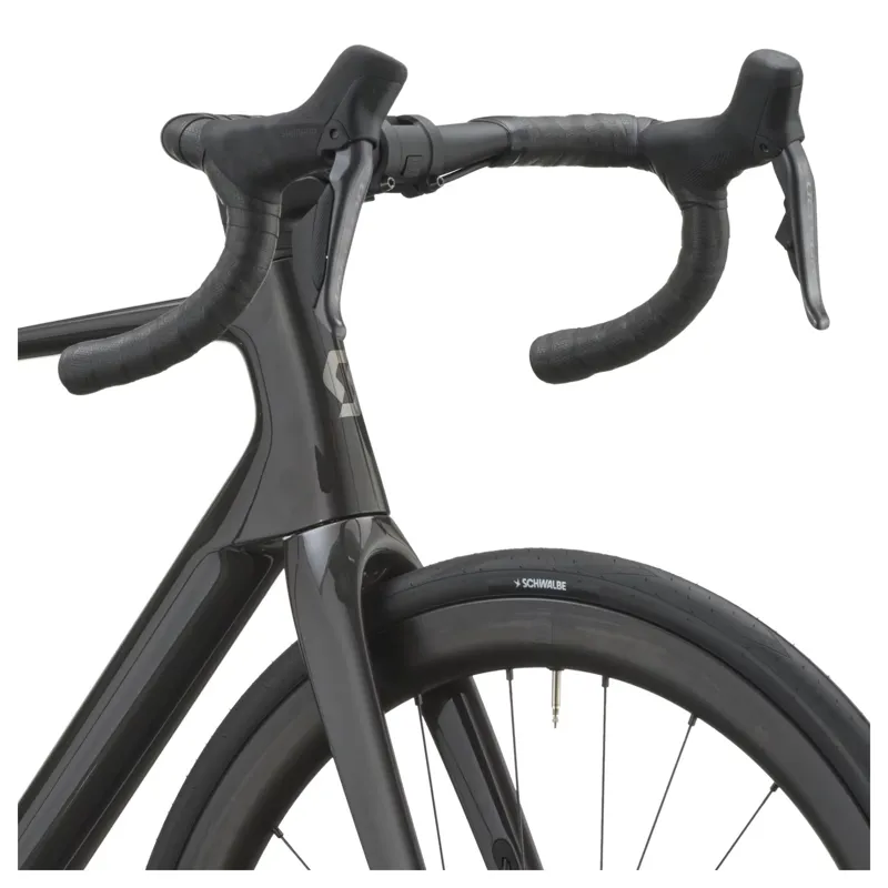 Scott Addict 20 2027 Carbon Endurance Road Bike - Carbon Black-4
