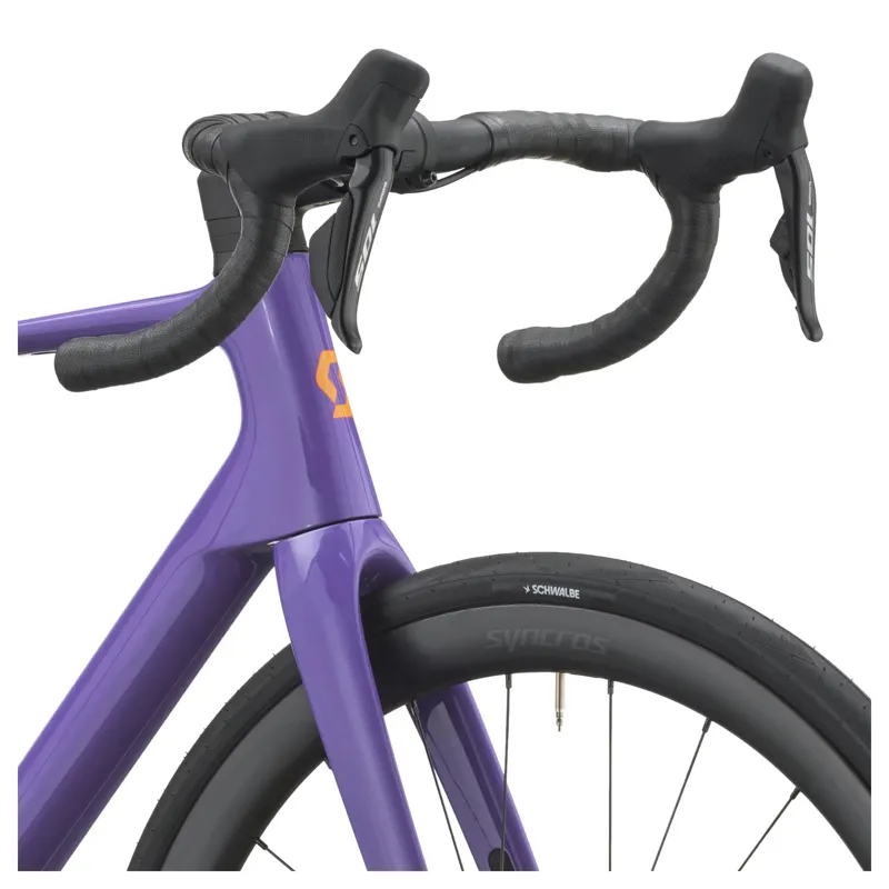 Scott Addict 30 2027 Carbon Endurance Road Bike - Nebula Purple-4