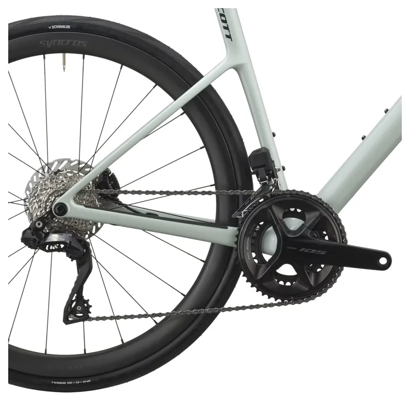 Scott Addict 30 2027 Carbon Endurance Road Bike - Sand Green-3