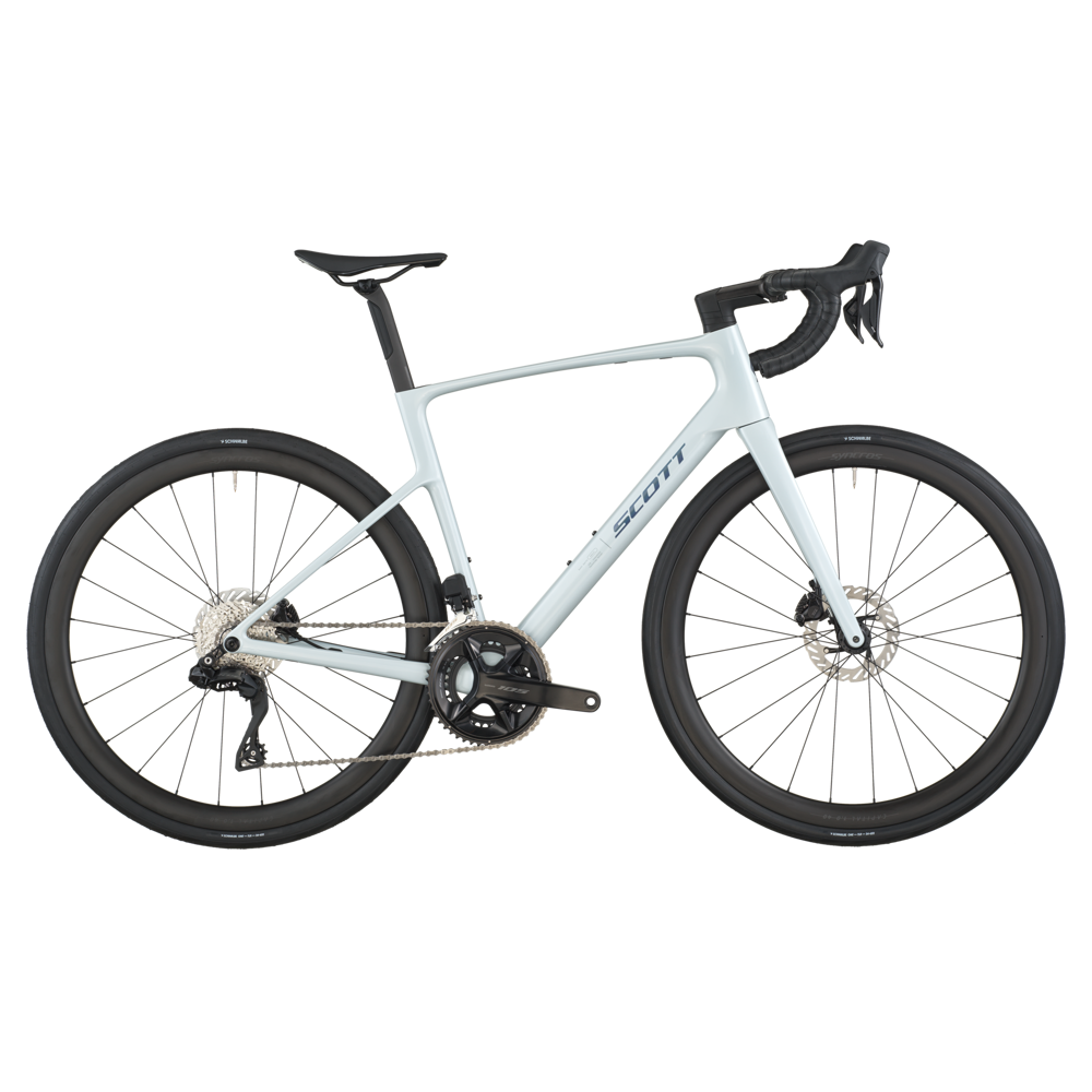 uPRISE Bikes Scott Addict 30 2026 Carbon Endurance Road Bike - Cumulus White | Price match, 365 day returns, 18-Month Warranty, Finance Available & Free UK Delivery