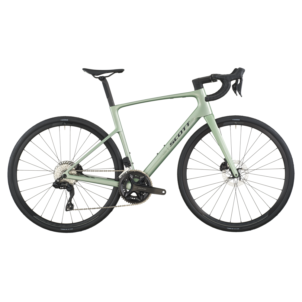 uPRISE Bikes Scott Addict 40 2026 Carbon Endurance Road Bike - Reseda Green | Price match, 365 day return s, 18-Month Warranty, Finance Available & Free UK Delivery