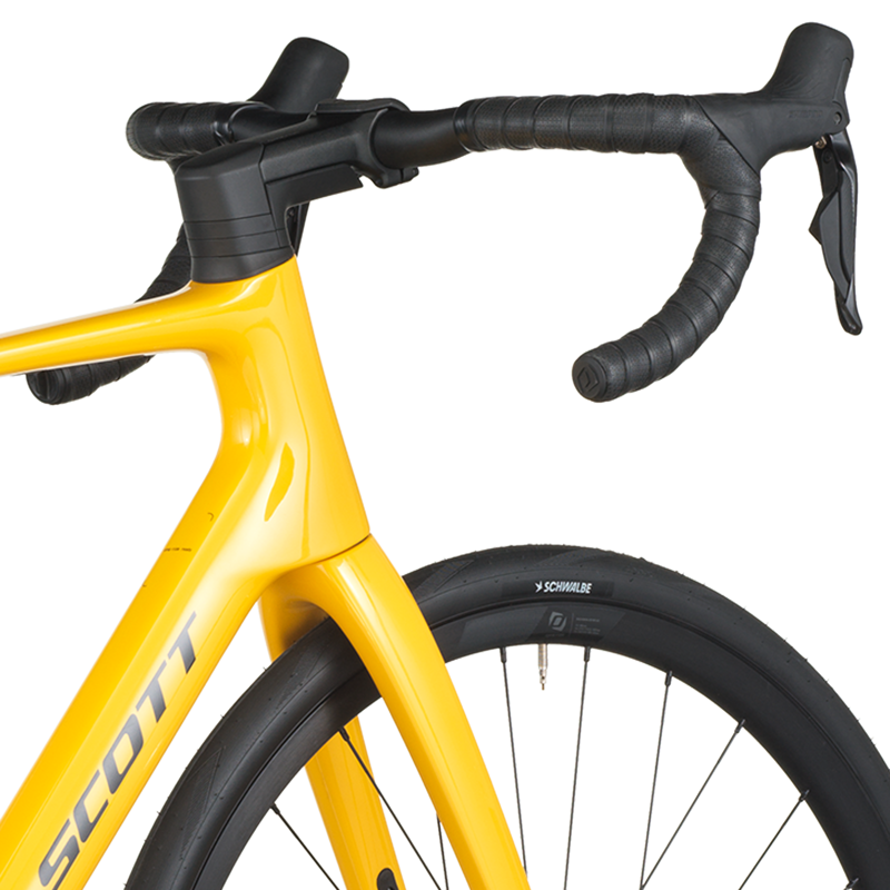 Scott Addict 40 2026 Carbon Endurance Road Bike - Vivid Yellow-4