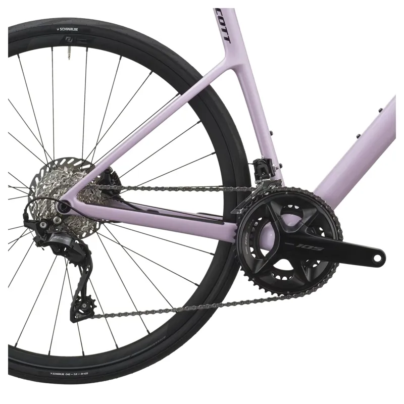 Scott Addict 50 2027 Carbon Endurance Road Bike - Mallow Pink-5