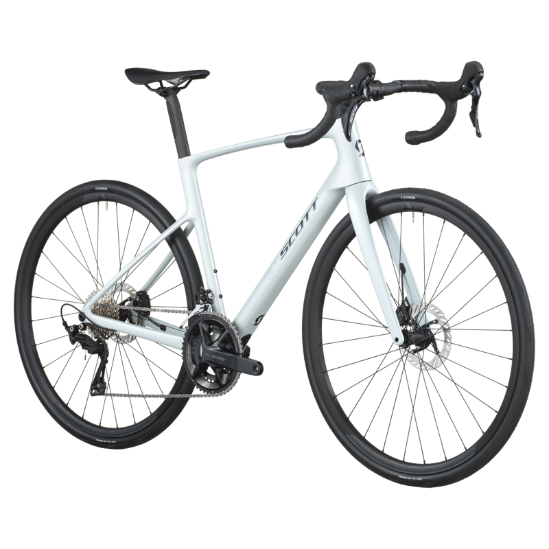 Scott Addict 50 2026 Carbon Endurance Road Bike - Cumulus White-1