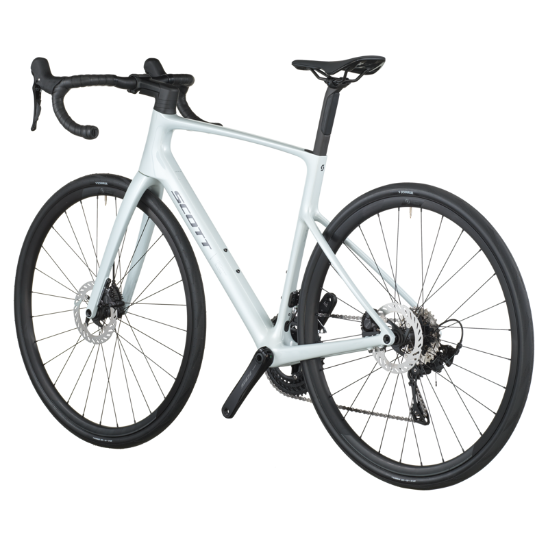 Scott Addict 50 2026 Carbon Endurance Road Bike - Cumulus White-2