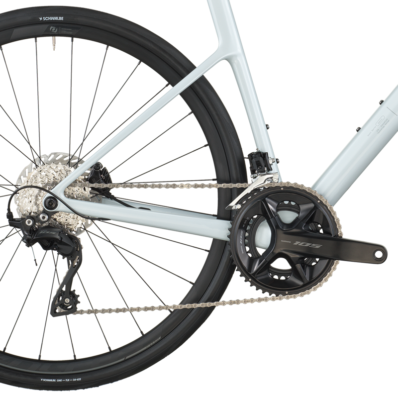 Scott Addict 50 2026 Carbon Endurance Road Bike - Cumulus White-3