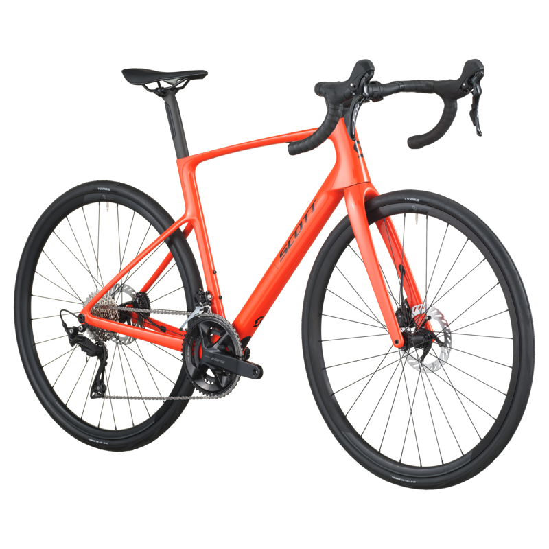 Scott Addict 50 2026 Carbon Endurance Road Bike - Flame Orange-1