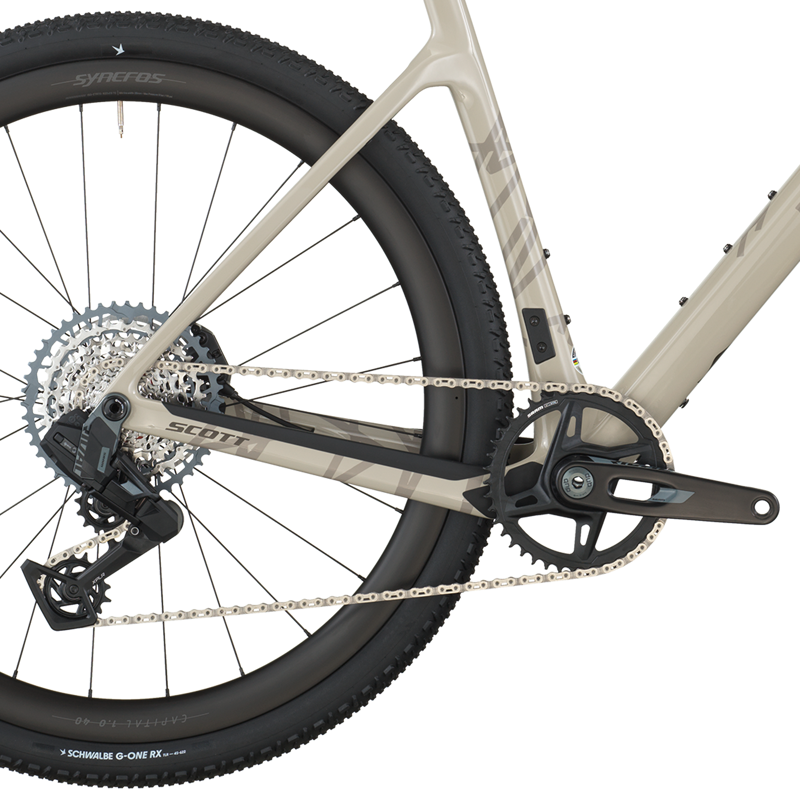 Scott Addict Gravel 20 2026 Carbon Gravel Road Bike - Taupe Beige-3