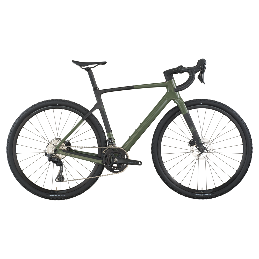 uPRISE Bikes Scott Addict Gravel 40 2026 Carbon Gravel Road Bike - Wenge Green | Price match, 365 day return s, 18-Month Warranty, Finance Available & Free UK Delivery