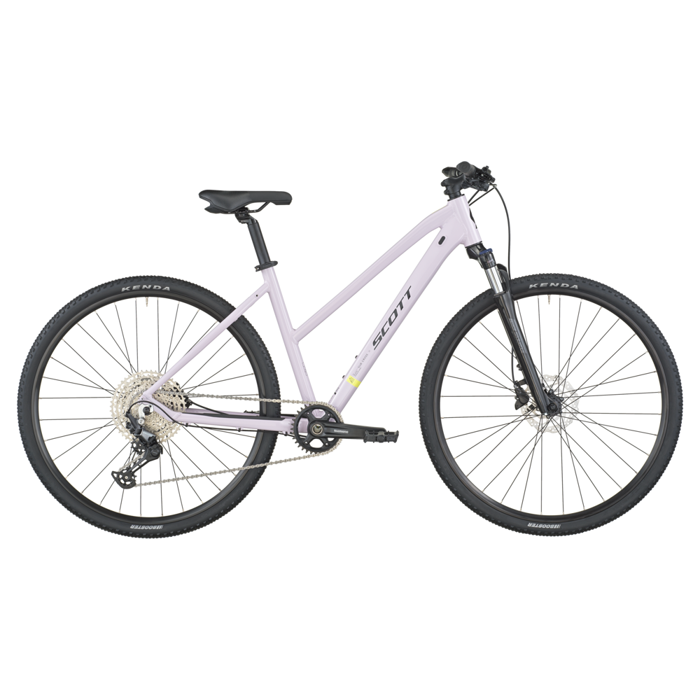 uPRISE Bikes Scott Sub Cross 10 Slope 2026 Hybrid Bike - Violet Pink | Price match, 365 day returns, 18-Month Warranty, Finance Available & Free UK Delivery