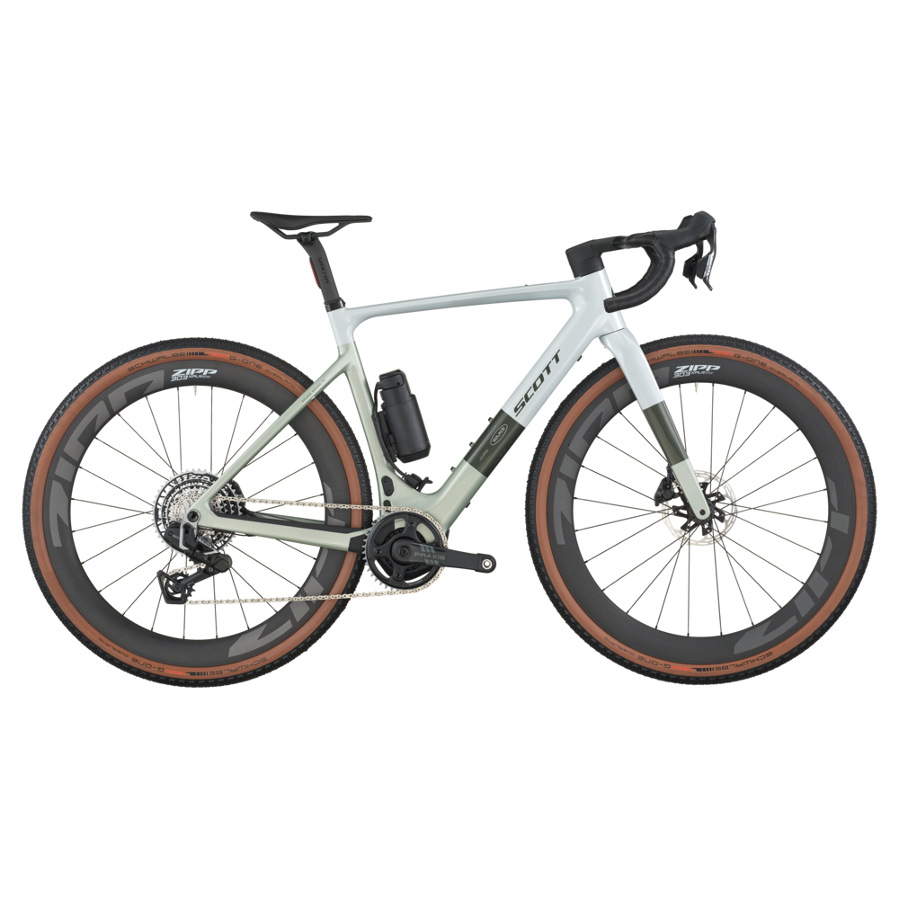 uPRISE Bikes Scott Solace Gravel 10 2026 Electric Gravel Bike - Pale Green/Beluga Grey | Price match, 365 day return s, 18-Month Warranty, Finance Available & Free UK Delivery