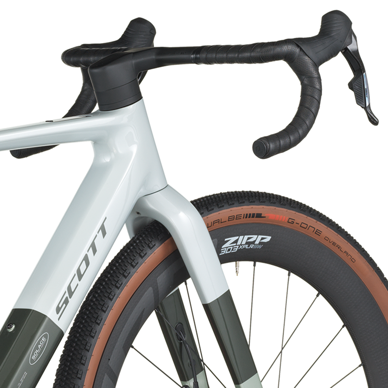 Scott Solace Gravel 10 2026 Electric Gravel Bike - Pale Green/Beluga Grey-3