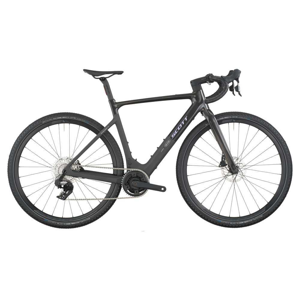uPRISE Bikes Scott Solace Gravel 30 2026 Electric Gravel Road Bike - Carbon Black | Price match, 365 day return s, 18-Month Warranty, Finance Available & Free UK Delivery