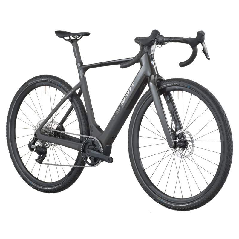 Scott Solace Gravel 30 2026 Electric Gravel Road Bike - Carbon Black-1