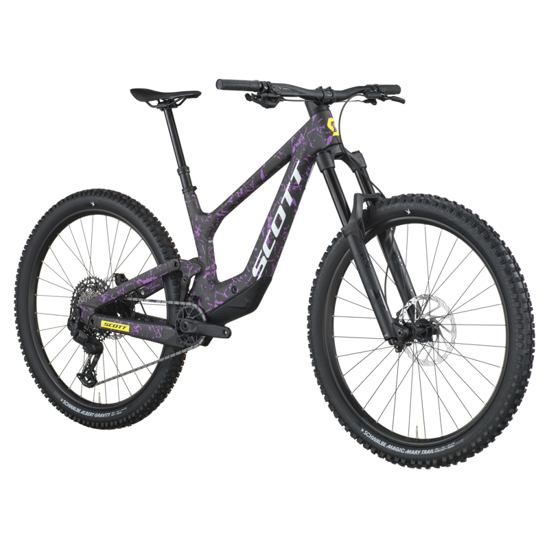 Scott Ransom 920 2026 Carbon Full Sus MTB - Black/Crackle Purple-1
