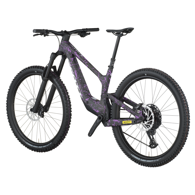 Scott Ransom 920 2026 Carbon Full Sus MTB - Black/Crackle Purple-2
