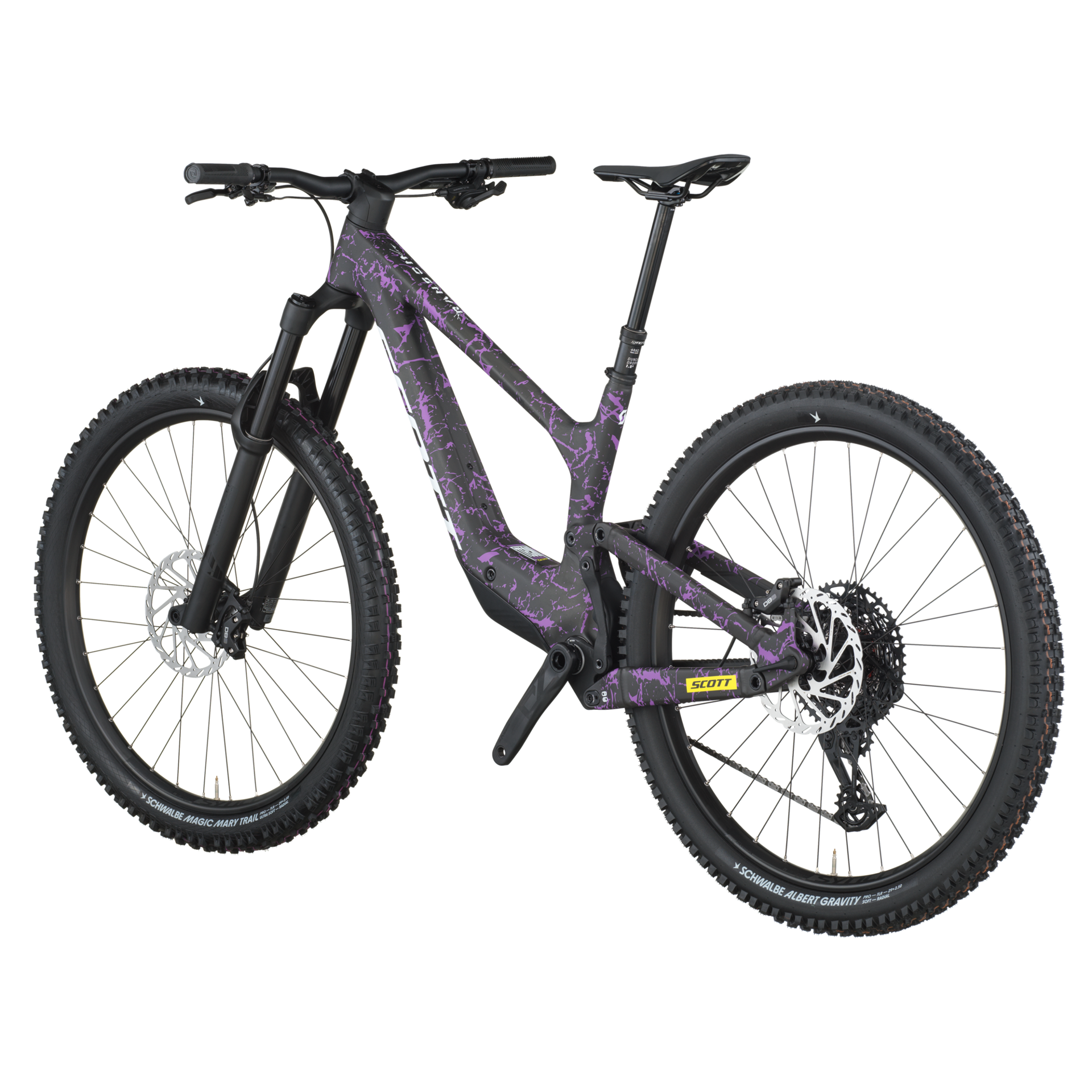 Scott Ransom 920 2026 Carbon Full Sus MTB - Black/Crackle Purple