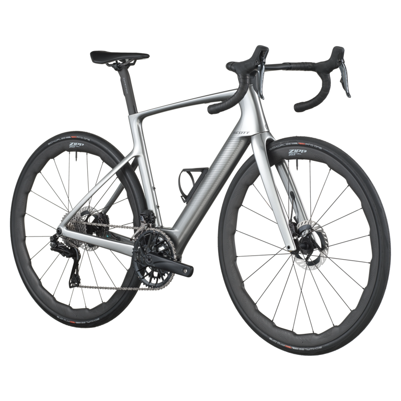 Scott FastLane Premium 2026 Electric Road Bike - Chrome Silver-1