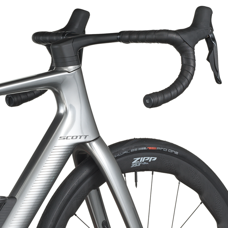 Scott FastLane Premium 2026 Electric Road Bike - Chrome Silver-4