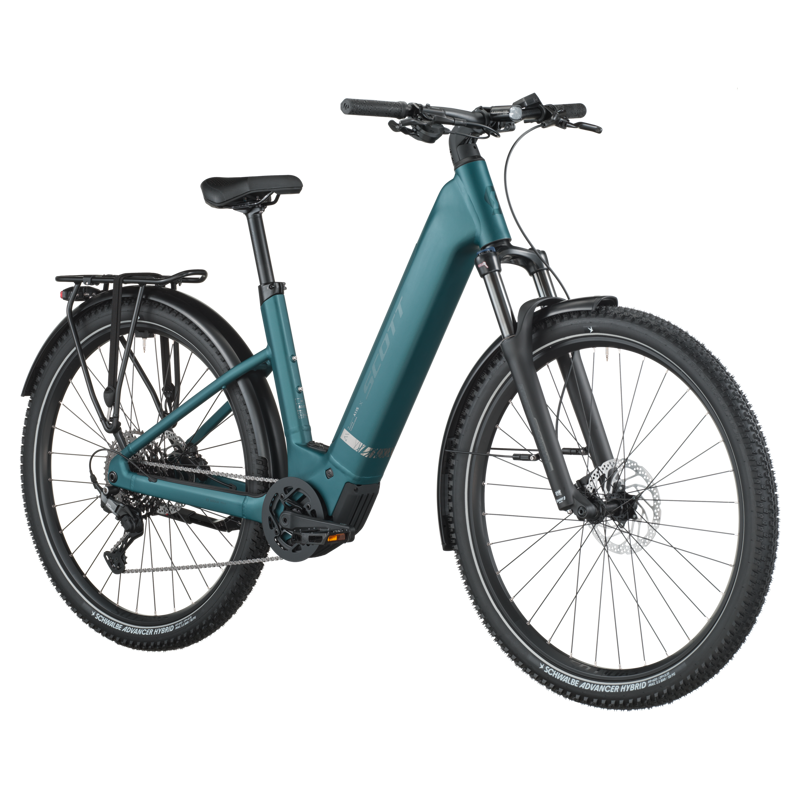 Scott Axis eRide 30 Wave 2026 Electric Hybrid Bike - Cypress Green-1