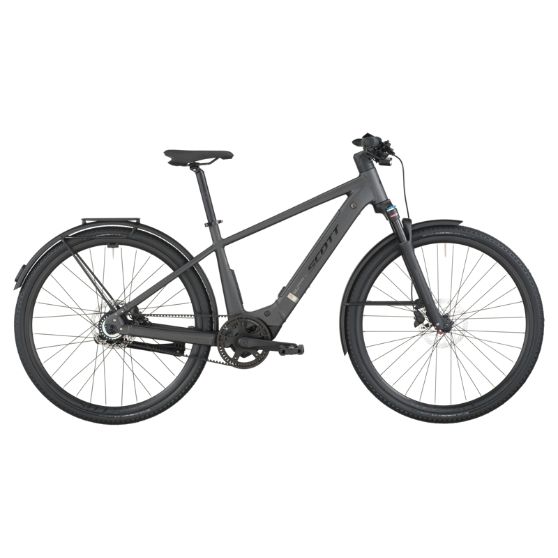 Scott Passage 10 Belt 2026 Electric Hybrid Bike - Midnight Grey