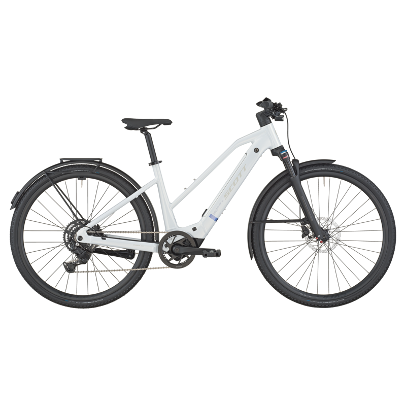 Scott Passage 20 Slope 2026 Electric Hybrid Bike - Bianco White