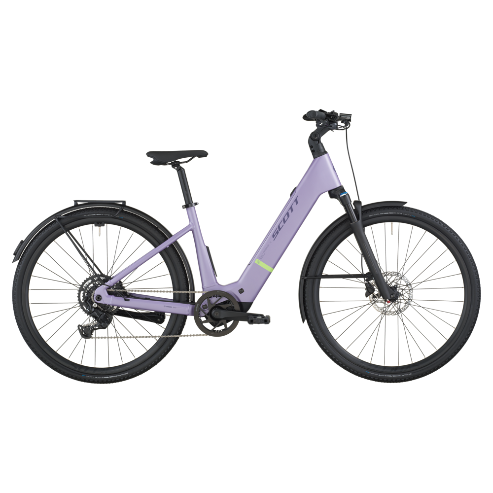 uPRISE Bikes Scott Passage 20 Wave 2026 Electric Hybrid Bike - Lila Purple | Price match, 365 day return s, 18-Month Warranty, Finance Available & Free UK Delivery