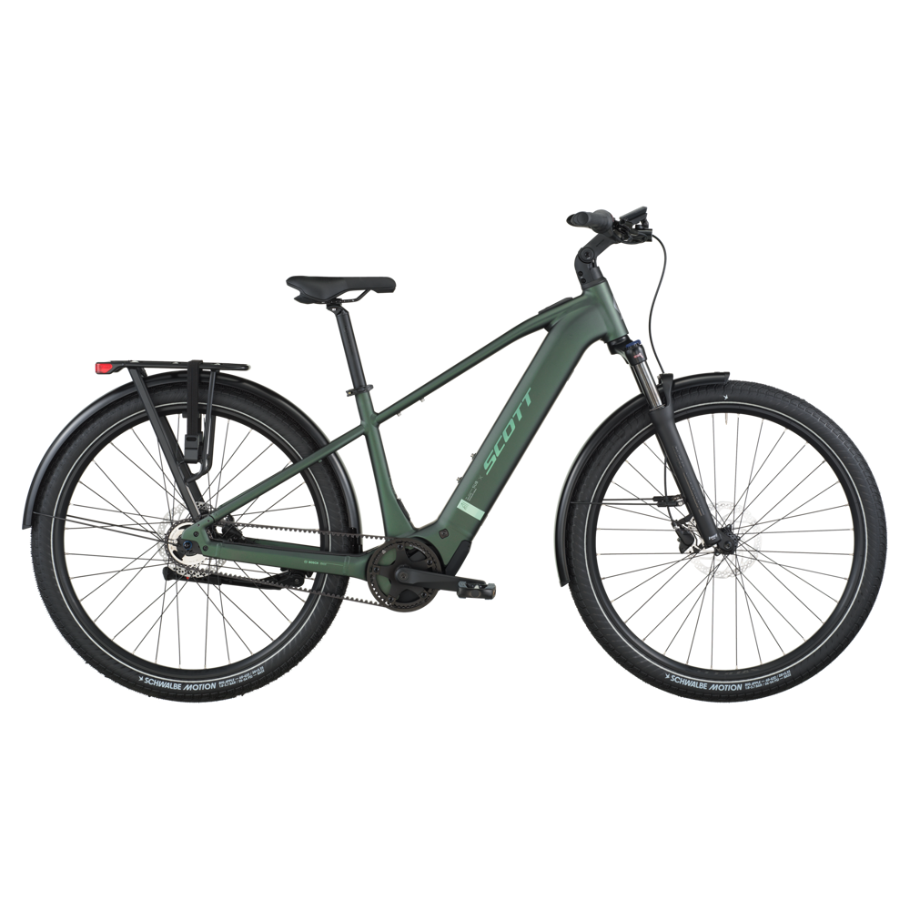 uPRISE Bikes Scott Sub Tour 10 2026 Electric Hybrid Bike - Kelp Green | Price match, 365 day return s, 18-Month Warranty, Finance Available & Free UK Delivery