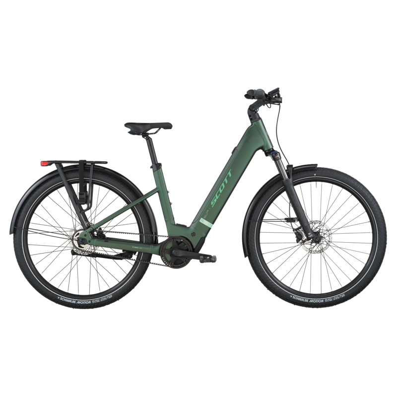 Scott Sub Tour 10 Wave 2026 Electric Hybrid Bike - Kelp Green