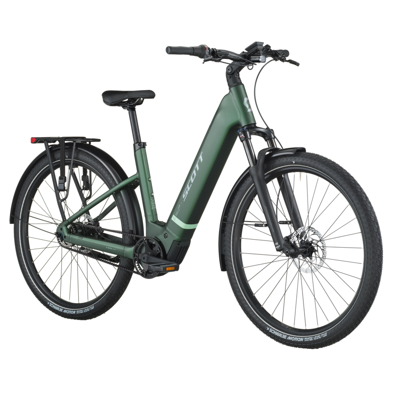 Scott Sub Tour 10 Wave 2026 Electric Hybrid Bike - Kelp Green-1