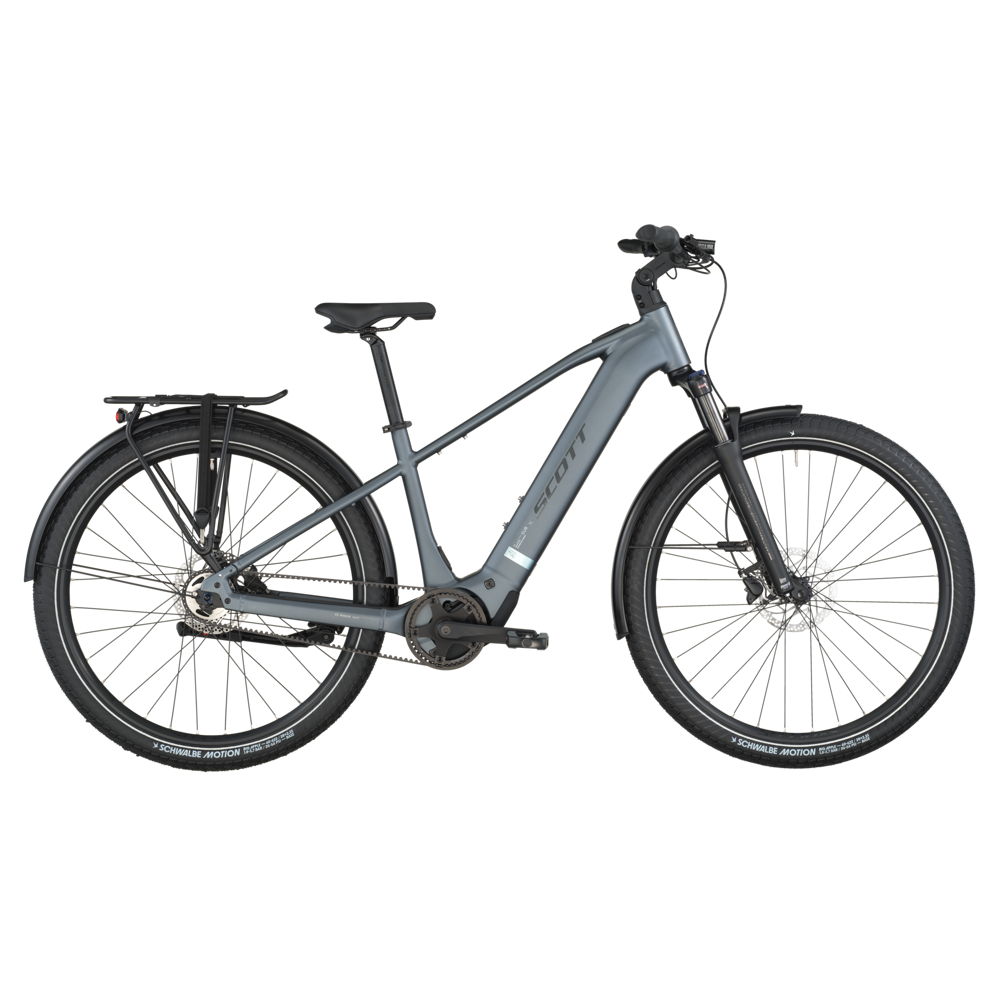 uPRISE Bikes Scott Sub Tour 20 2026 Electric Hybrid Bike - Smoke Grey | Price match, 365 day return s, 18-Month Warranty, Finance Available & Free UK Delivery