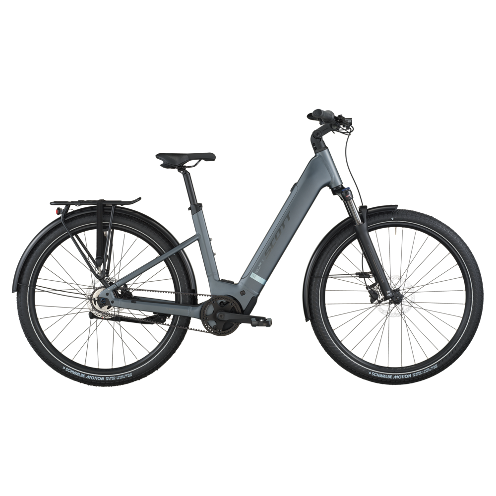 uPRISE Bikes Scott Sub Tour 20 Wave 2026 Electric Hybrid Bike - Smoke Grey | Price match, 365 day return s, 18-Month Warranty, Finance Available & Free UK Delivery