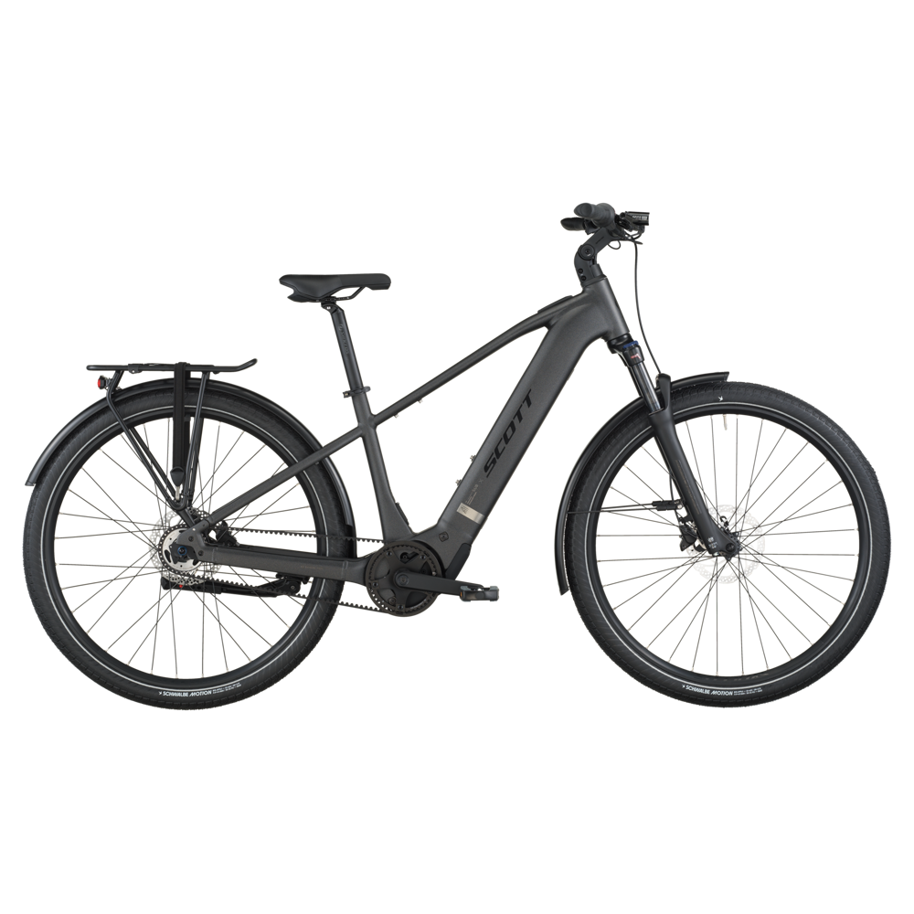 uPRISE Bikes Scott Sub Tour 30 2026 Electric Hybrid Bike - Midnight Grey | Price match, 365 day return s, 18-Month Warranty, Finance Available & Free UK Delivery