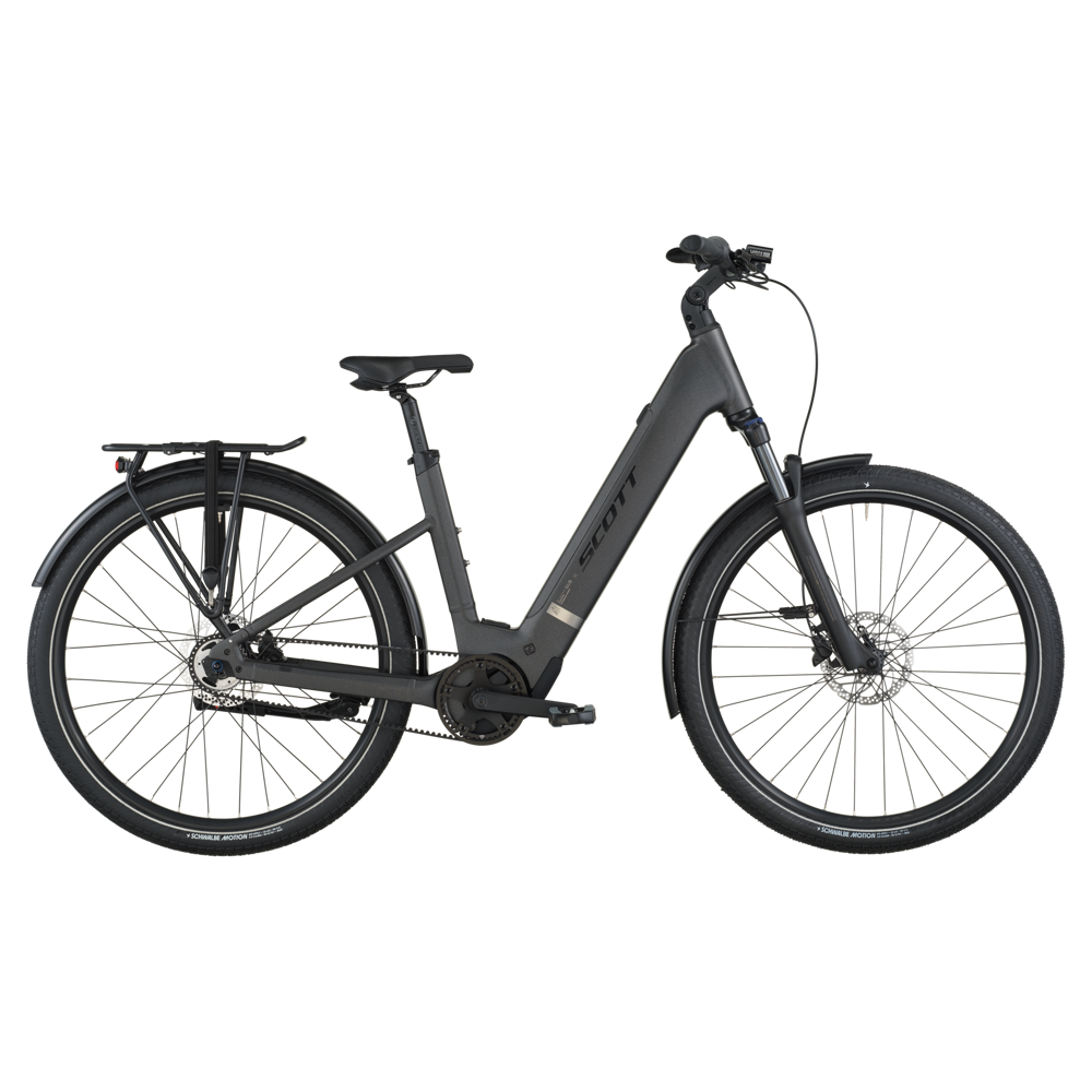 uPRISE Bikes Scott Sub Tour 30 Wave 2026 Electric Hybrid Bike - Midnight Grey | Price match, 365 day return s, 18-Month Warranty, Finance Available & Free UK Delivery