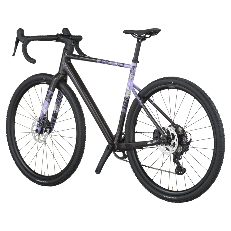 Speedster Gravel 10 2026 Gravel Road Bike - Carbon Black/Tulip Purple-2