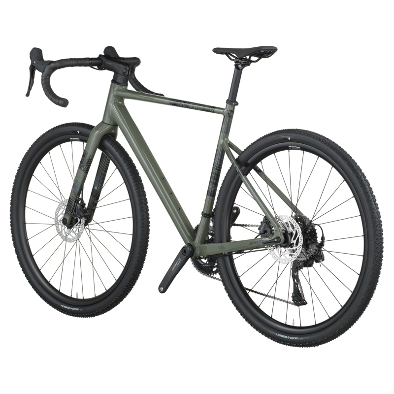 Scott Speedster Gravel 20 2026 Gravel Road Bike - Wenge Green-2