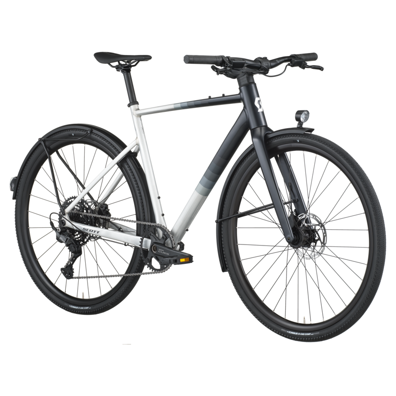 Scott Metrix 20 EQ 2026 Hybrid Bike - Alloy Silver/Black-1