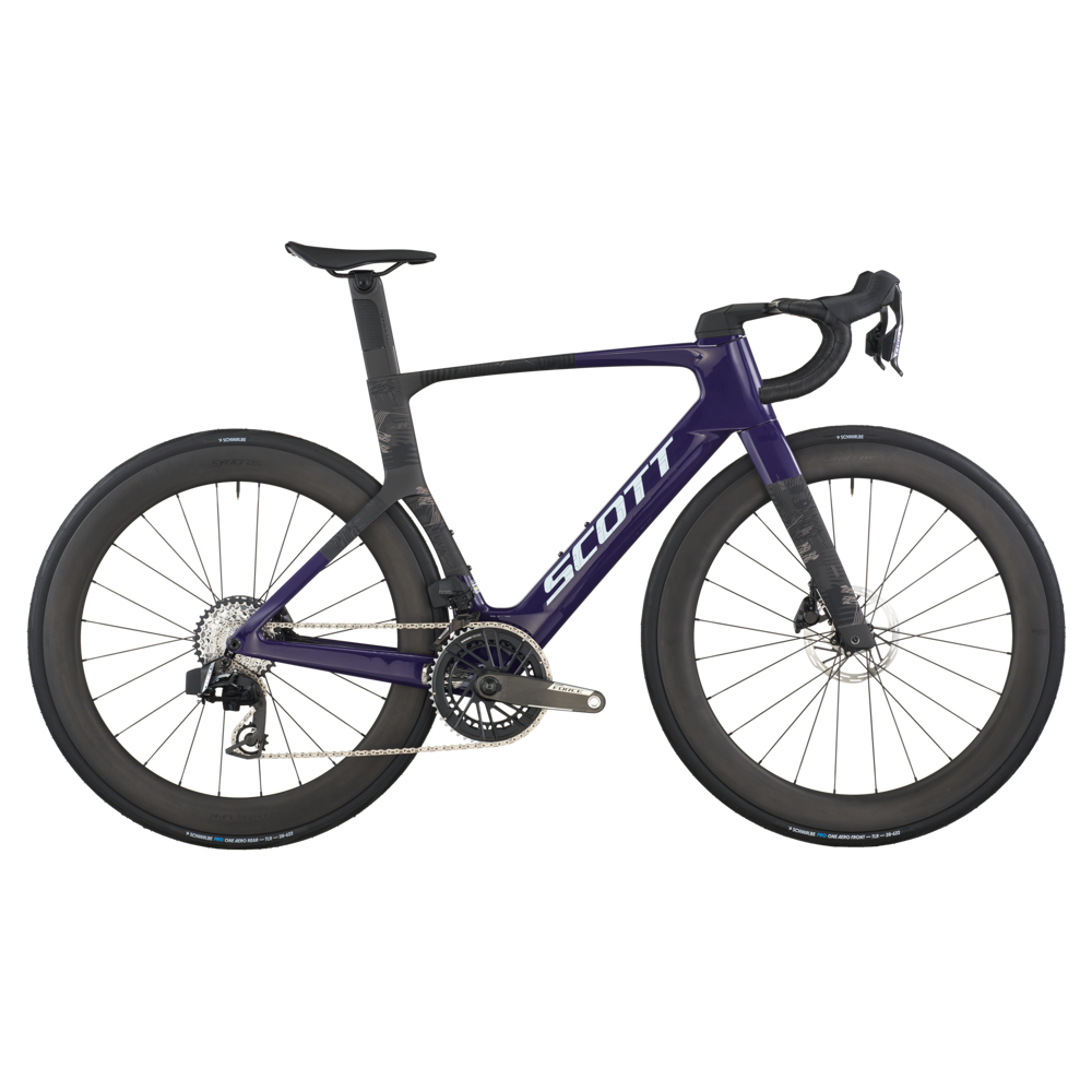 uPRISE Bikes Scott Item Foil RC Team 2026 Carbon Aero Road Bike - Grape Purple/Black | Price match, 365 day return s, 18-Month Warranty, Finance Available & Free UK Delivery