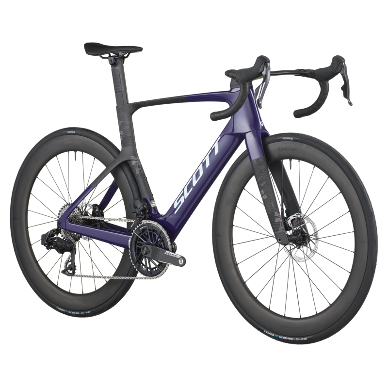 Scott Foil RC Team 2026 Carbon Aero Road Bike - Grape Purple/Black-1