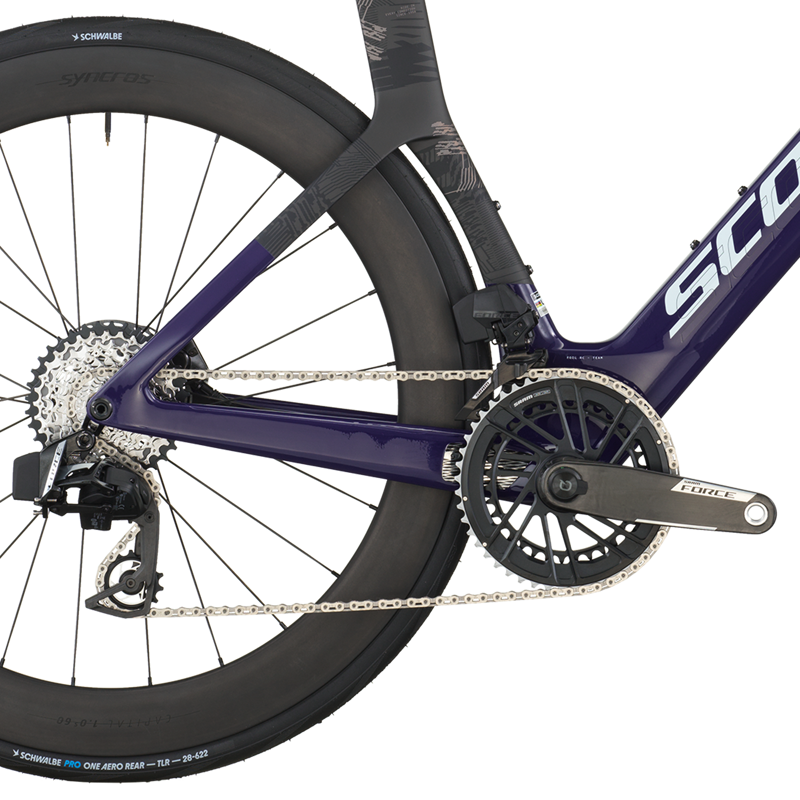 Scott Foil RC Team 2026 Carbon Aero Road Bike - Grape Purple/Black-3