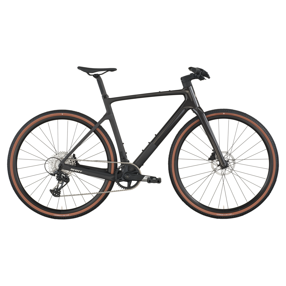 uPRISE Bikes Scott Metrix 10 2026 Carbon Hybrid Bike - Carbon Black | Price match, 365 day returns, 18-Month Warranty, Finance Available & Free UK Delivery