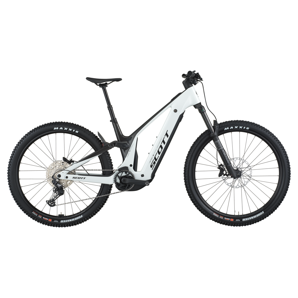 uPRISE Bikes Scott Patron 920 2026 Electric Full Sus Mountain Bike - Black/White | Price match, 365 day return s, 18-Month Warranty, Finance Available & Free UK Delivery