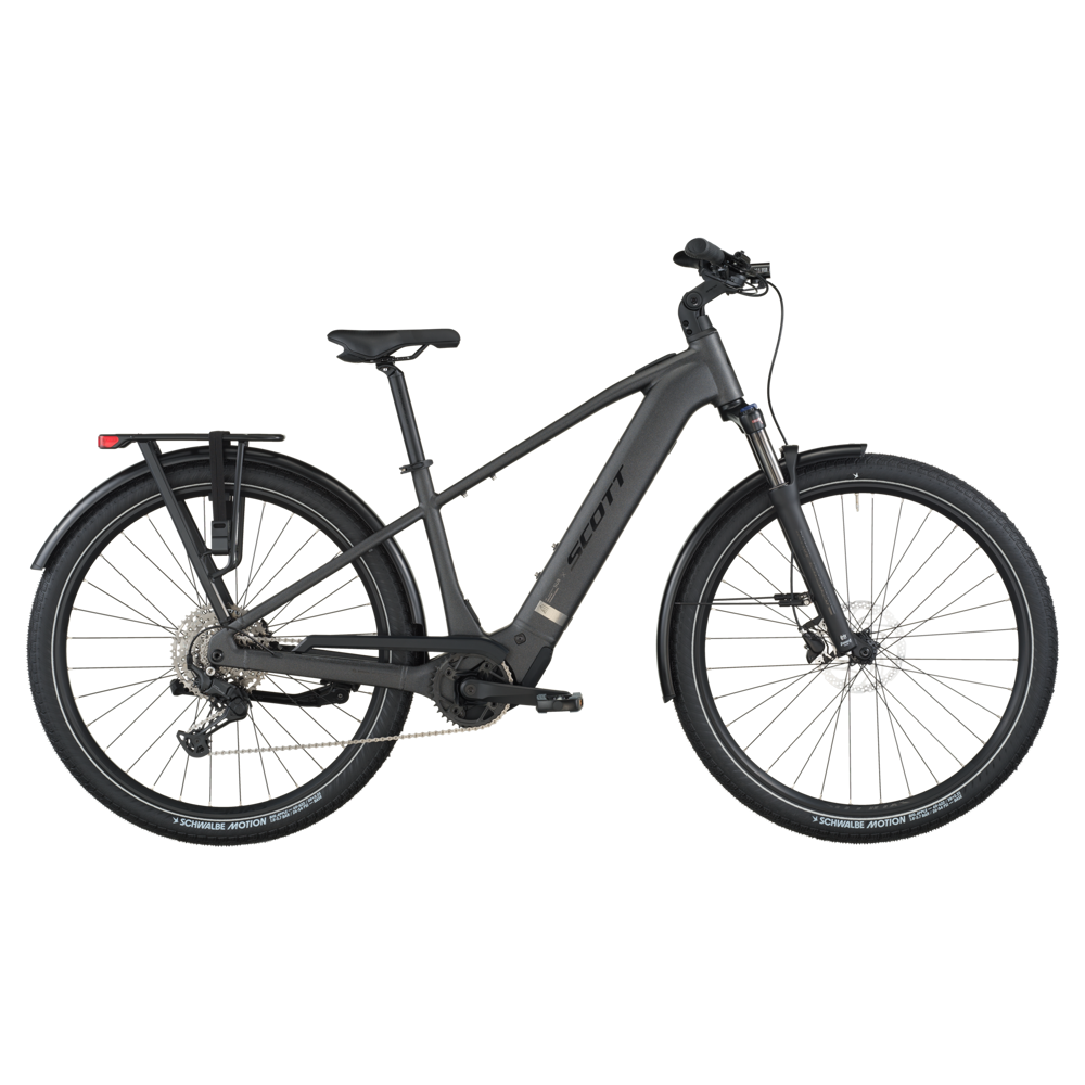 uPRISE Bikes Scott Sub Sport 10 2026 Electric Hybrid Bike - Midnight Grey | Price match, 365 day return s, 18-Month Warranty, Finance Available & Free UK Delivery