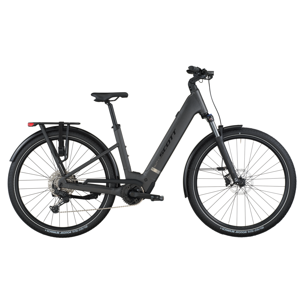 uPRISE Bikes Scott Sub Sport 10 Wave 2026 Electric Hybrid Bike - Midnight Grey | Price match, 365 day return s, 18-Month Warranty, Finance Available & Free UK Delivery