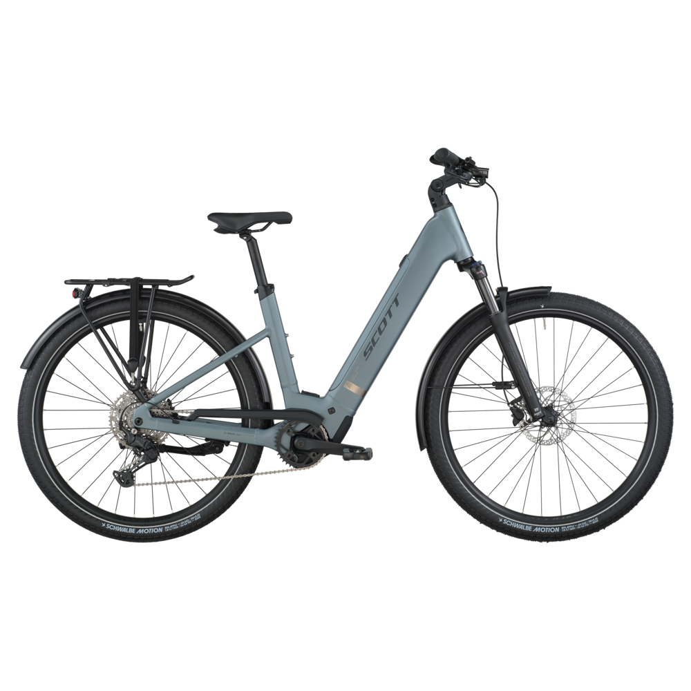 uPRISE Bikes Scott Sub Sport 20 Wave 2026 Electric Hybrid Bike - Hematite Blue | Price match, 365 day return s, 18-Month Warranty, Finance Available & Free UK Delivery