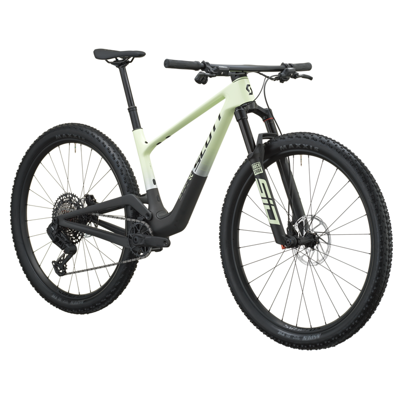 Scott Spark RC Team 29er 2027 Full Suspension Mountain Bike - Cream Green-1