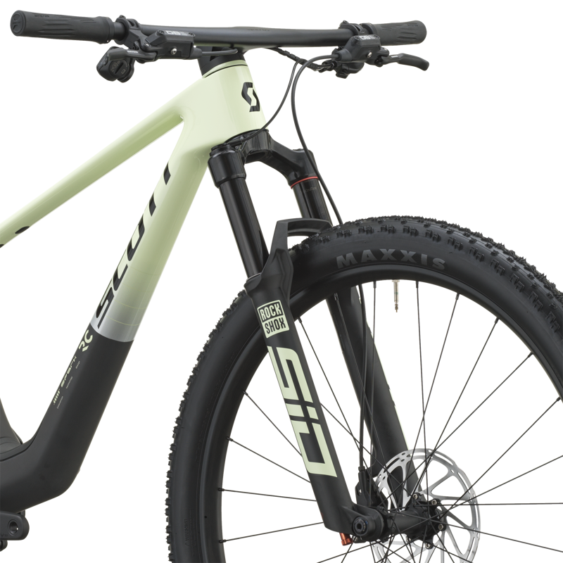 Scott Spark RC Team 29er 2027 Full Suspension Mountain Bike - Cream Green-4