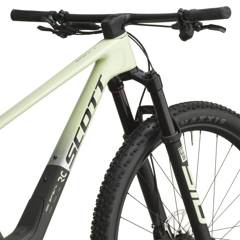 Scott Spark RC Team 29er 2027 Full Suspension Mountain Bike - Cream Green-6