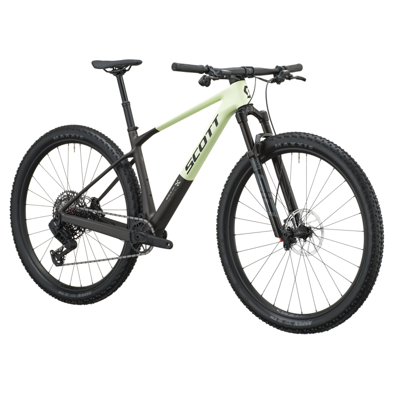 Scott Scale RC Team 29er 2027 Hardtail Mountain Bike - Cream Green/Black-1